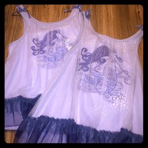 2- Naartjie mermaid tulle tunics NWT / EUC
